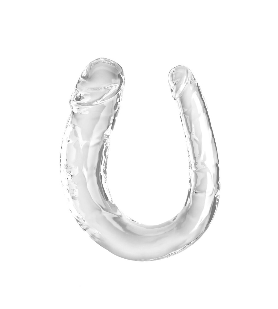 King Cock 17.5″ Double Trouble Clear – dvostruki dildo