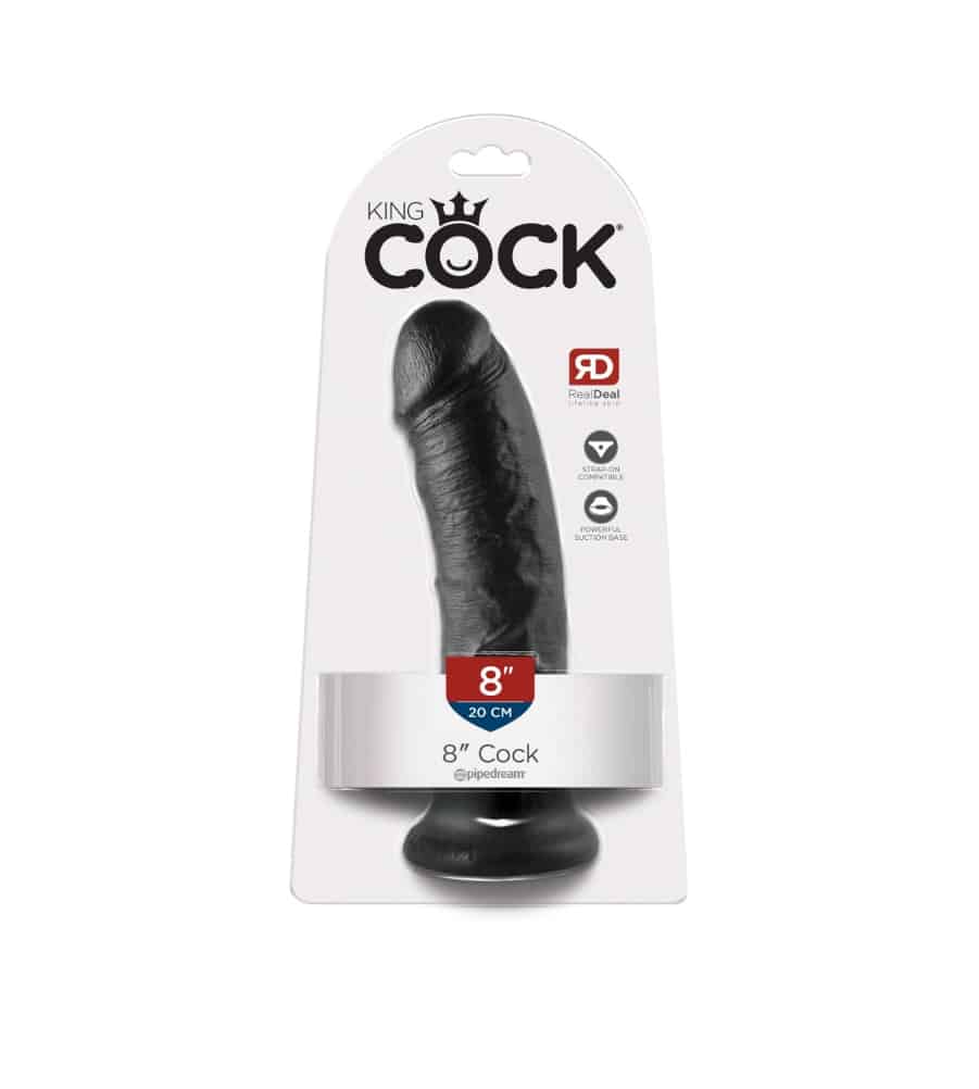 King Cock 8” Black – dildo - image 2