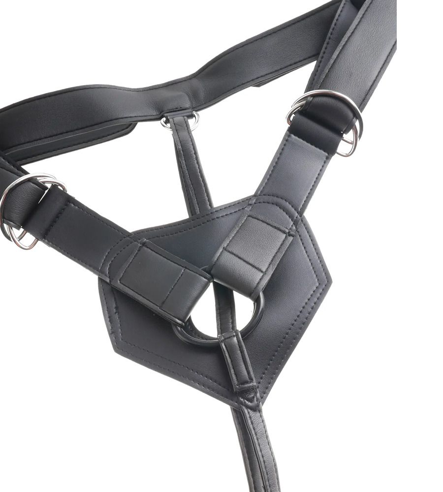 King Cock Strap-On Harness 7” Flesh – strap-on s dildom, 18 cm - Slika 6