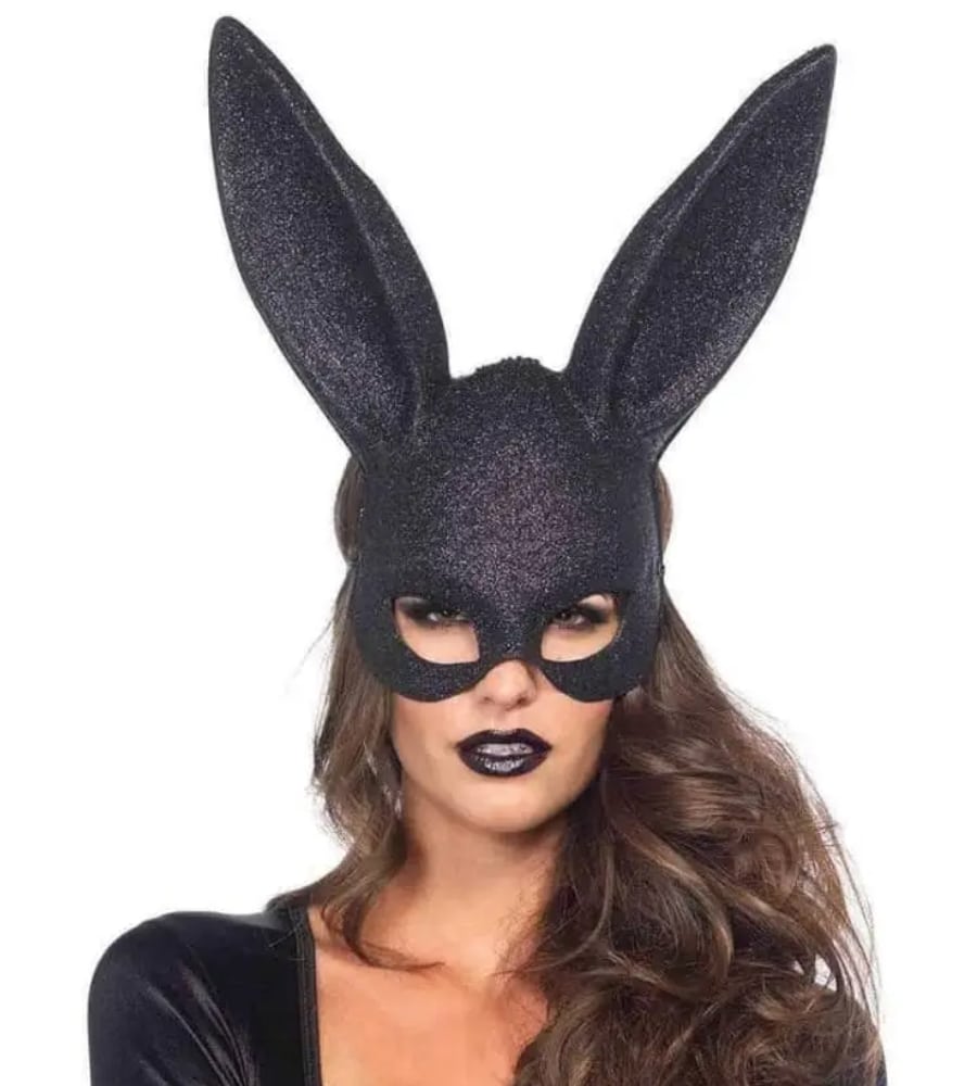 Leg Avenue Glitter Masquerade Rabbit Mask- maska zečica