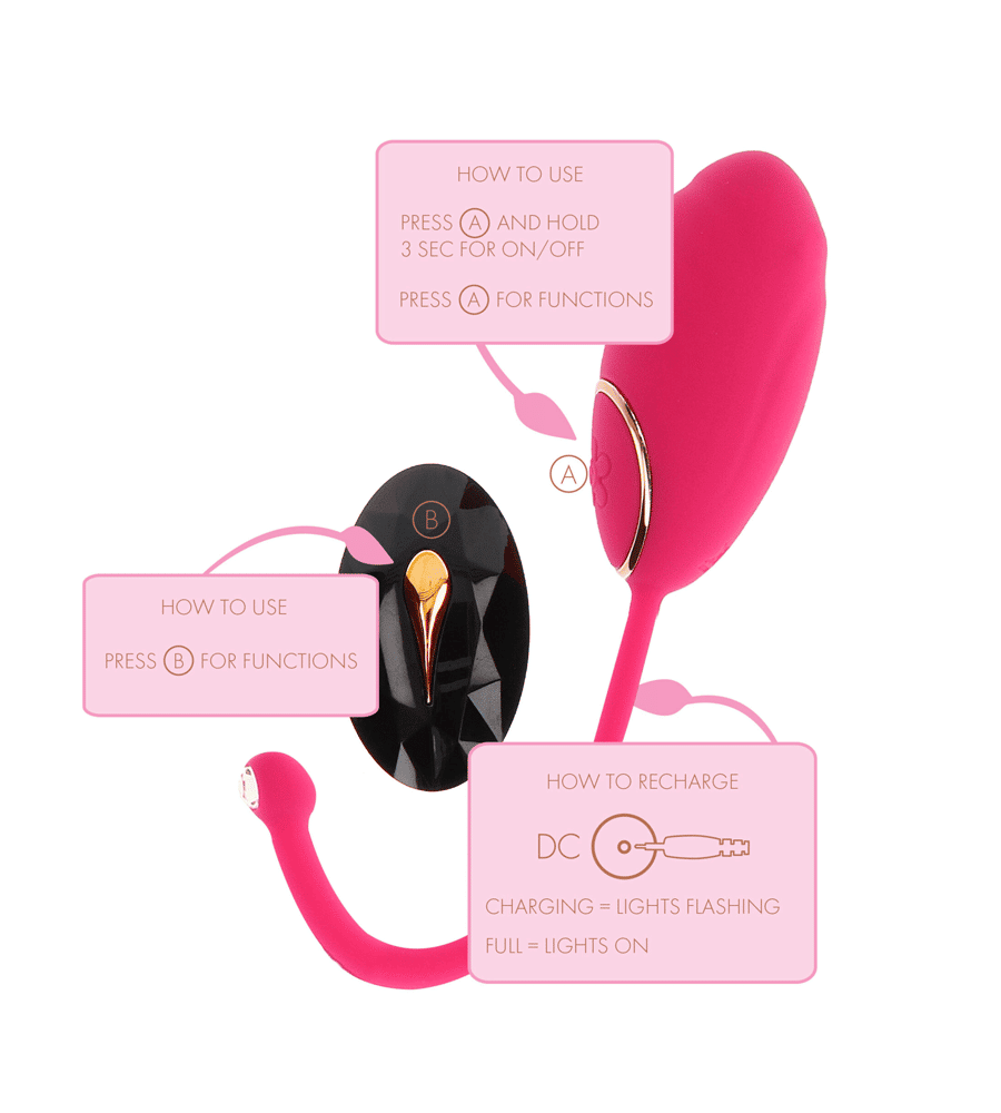Ivy Lily Remote Egg – vibrirajuće jaje s daljinskim upravljačem - image 3
