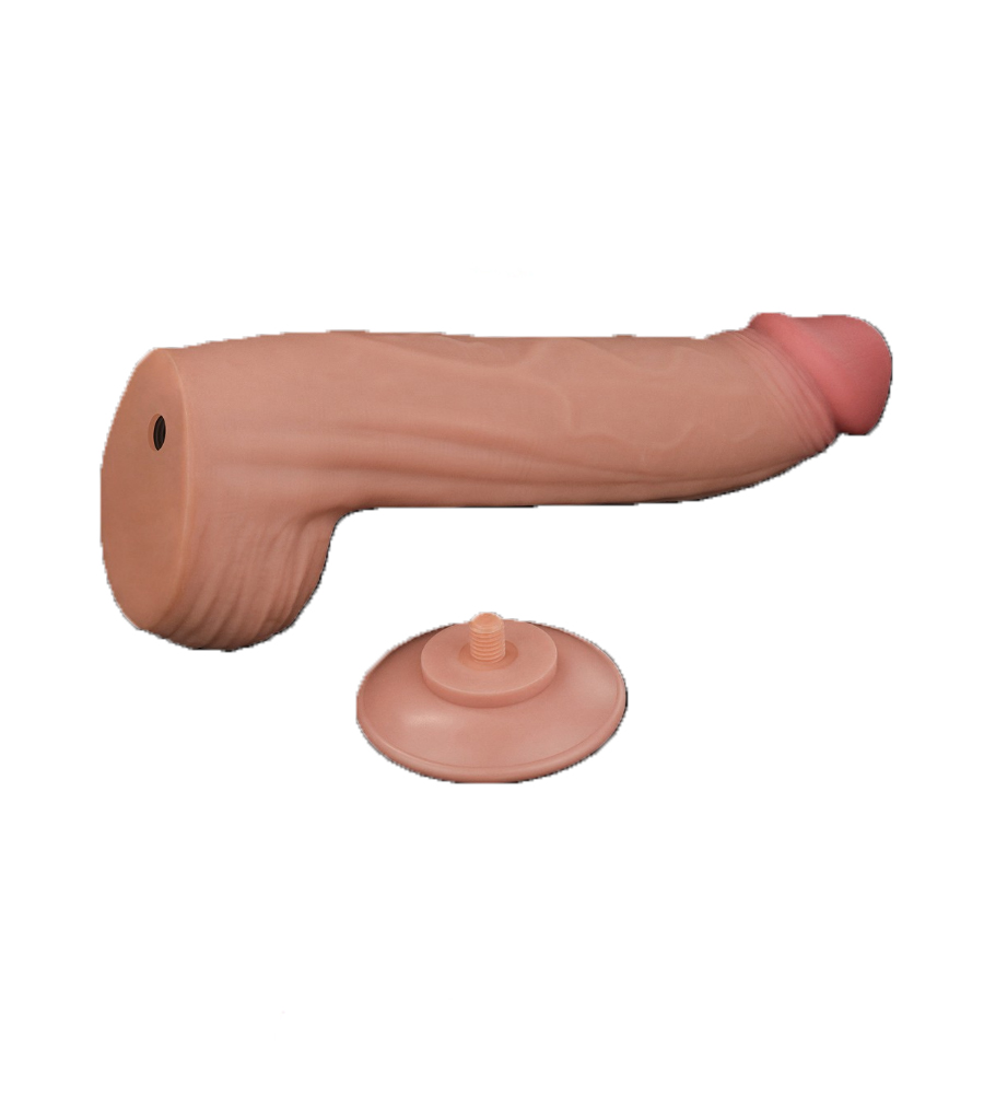 LoveToy Sliding Skin 12” King Sized – realistični dildo, 31 cm - Slika 4