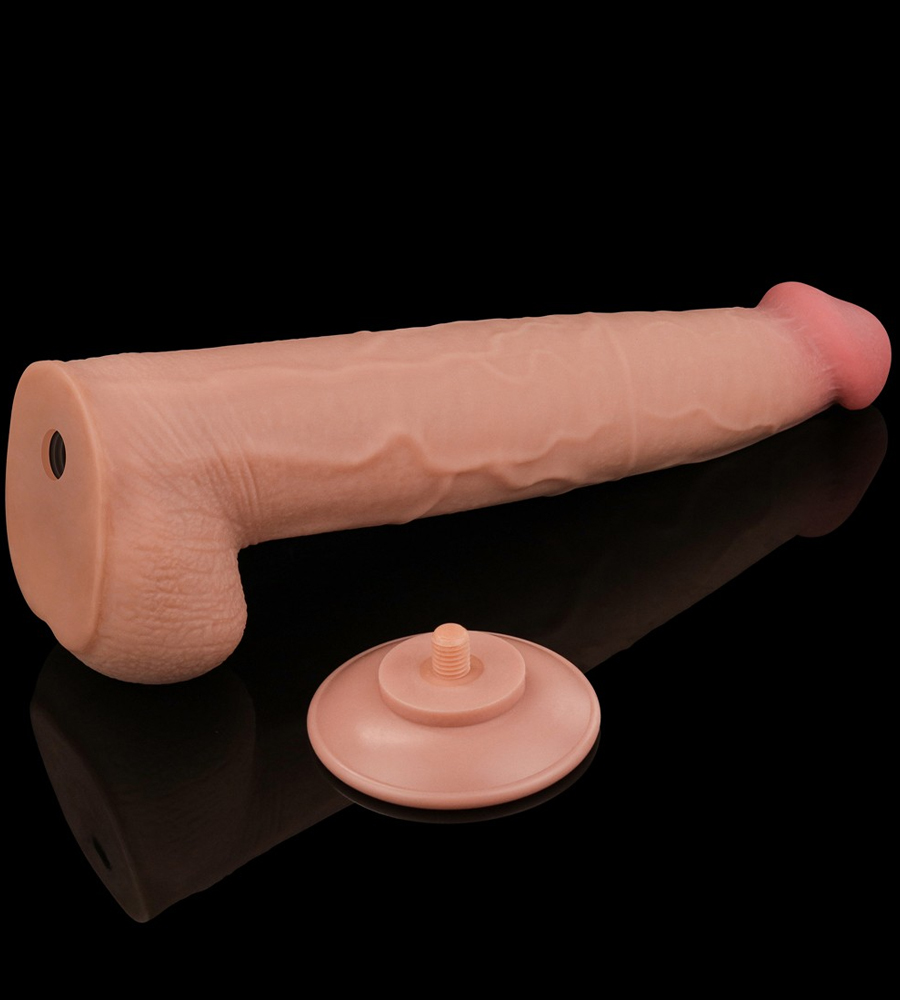 LoveToy Sliding Skin 13.5” King Sized – realistični dildo - image 4