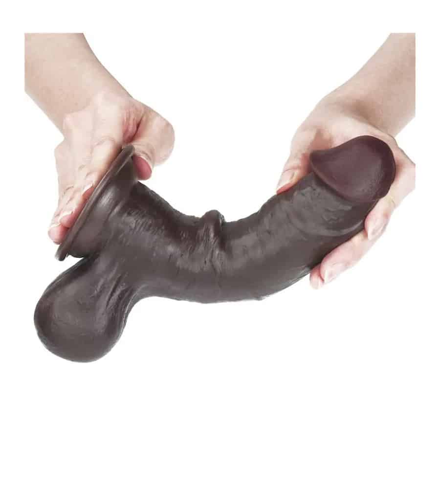 LoveToy Sliding Skin Brown 7.8” – dildo - image 6
