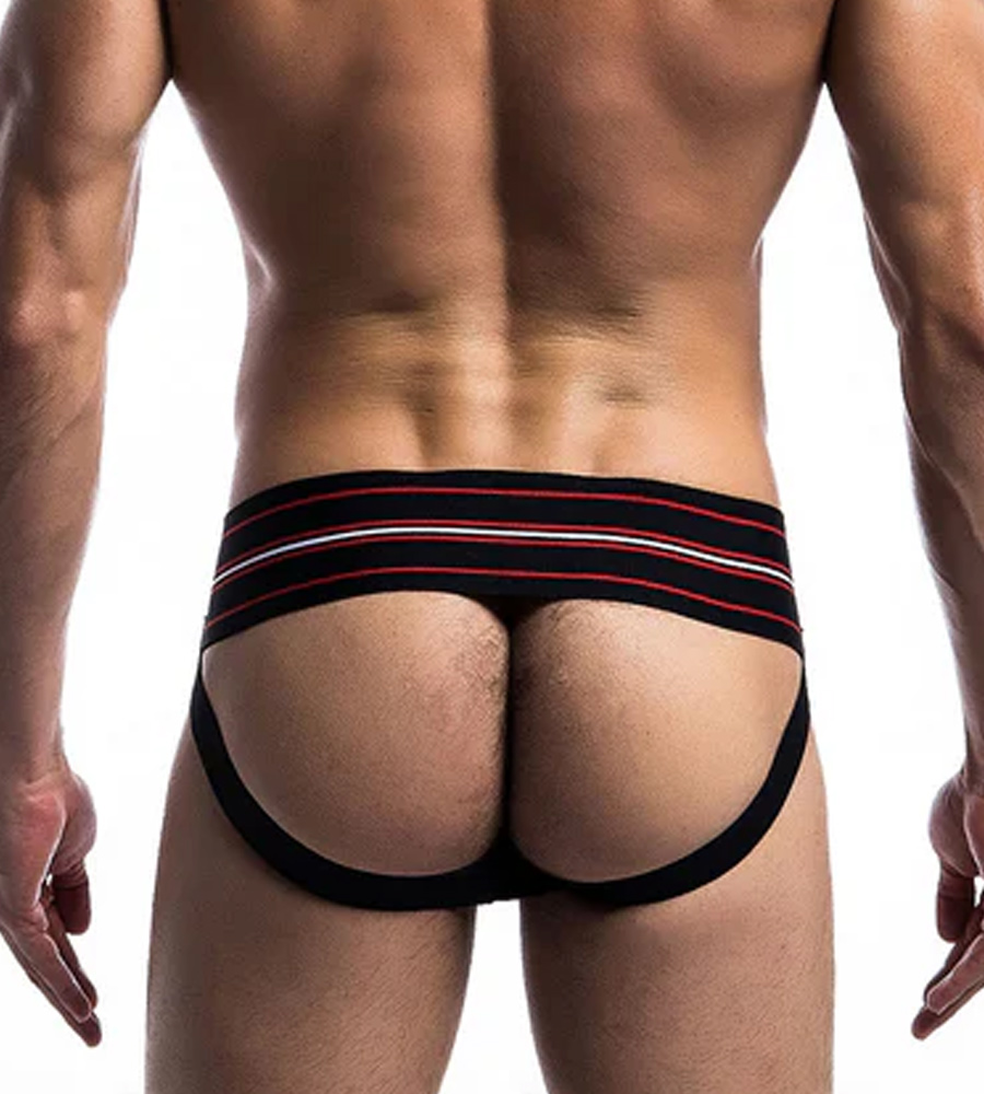 MOB Classic Wide Jockstrap Black – muške gaćice - image 2