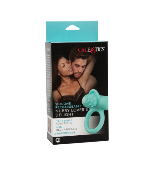 CalExotics Nubby Lover’s Delight – vibrirajući penis prsten - image 2