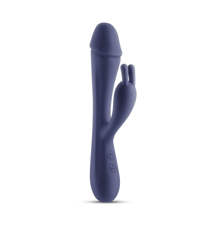 Obsessions Scarlett Dark Blue – silikonski rabbit vibrator