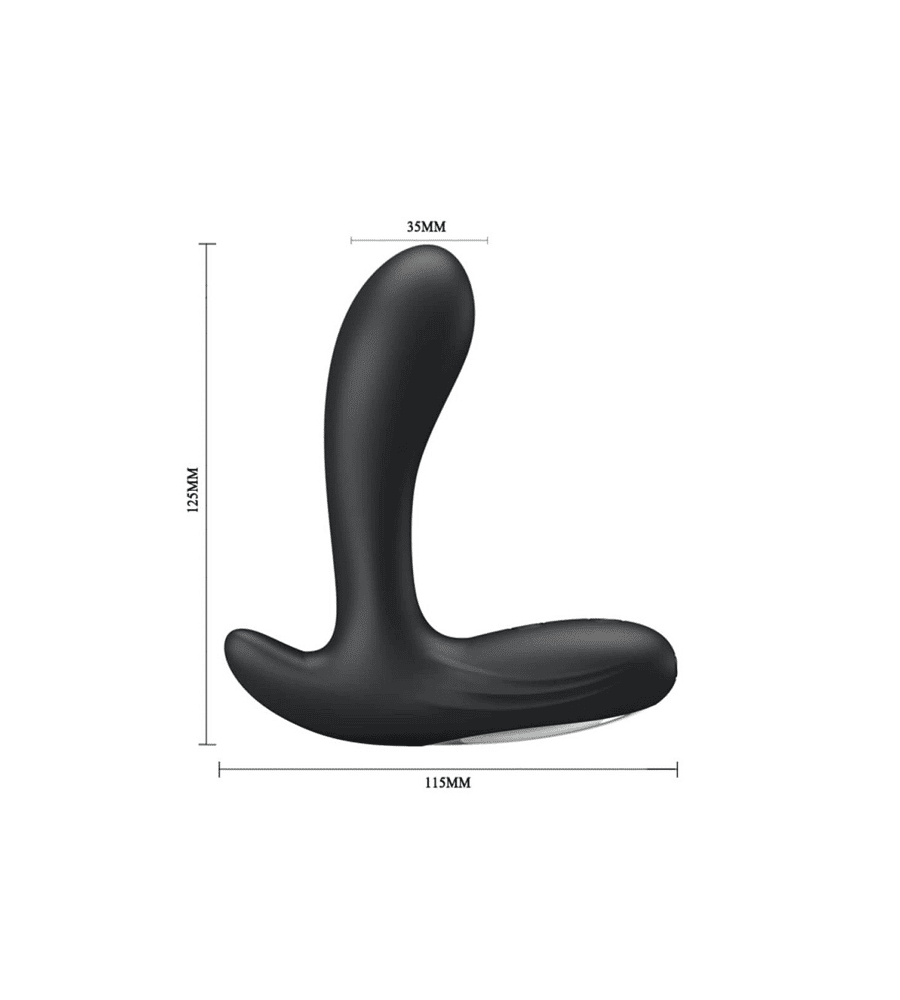 Pretty Love Backie Black – vibrirajući masažer prostate - image 6