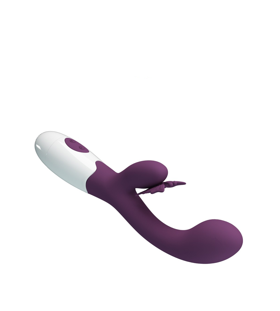 Pretty Love Butterfly Kiss – silikonski rabbit vibrator - image 4