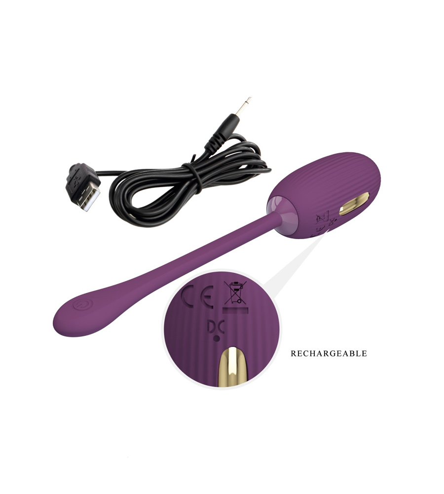 Pretty Love Doreen Purple – vibrirajuće jaje + APP upravljanje - image 7