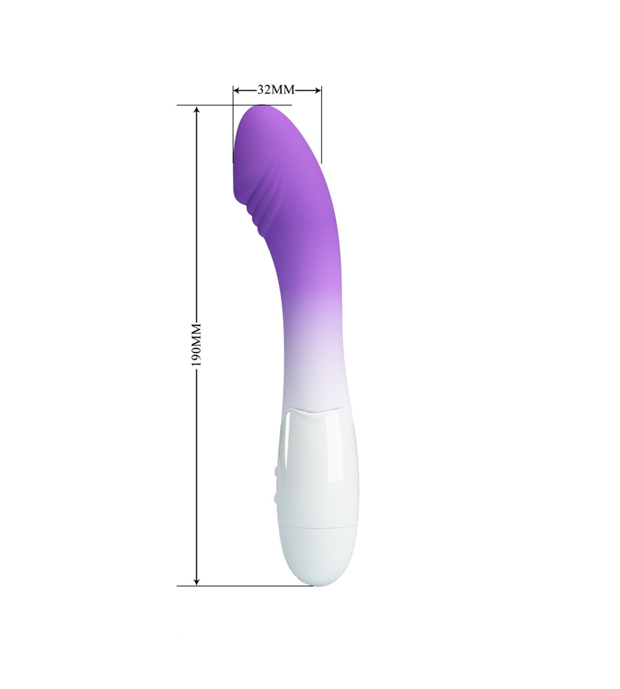 Pretty Love Elemental Purple/White – silikonski vibrator - image 6
