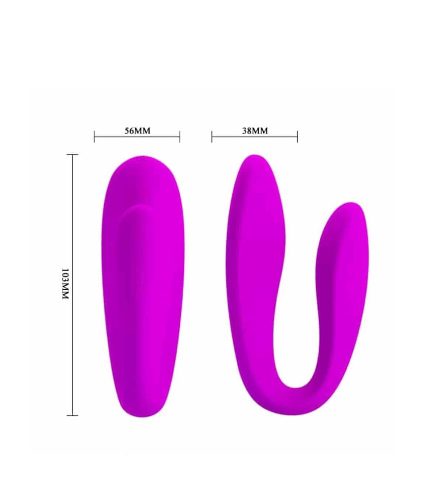 Pretty Love Letitia – masažer za parove + daljinski upravljač - image 7