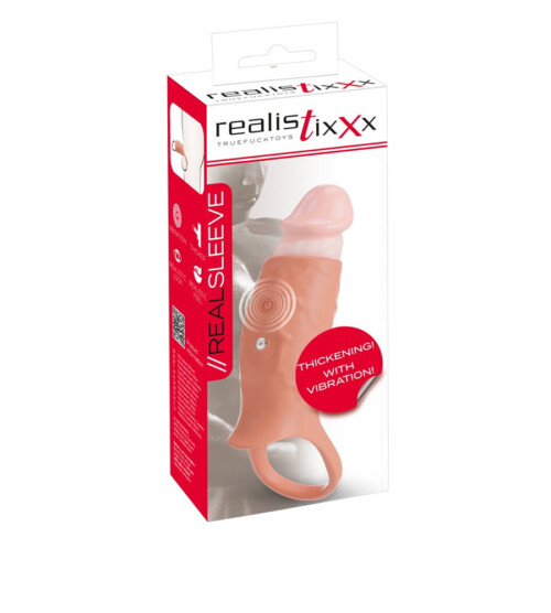 Realistixxx RealSleeve Open – vibrirajuća navlaka za penis - image 2