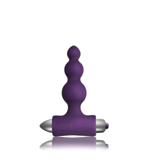 Rocks Off Petite Sensations Bubbles Purple – vibrirajuće analne kuglice