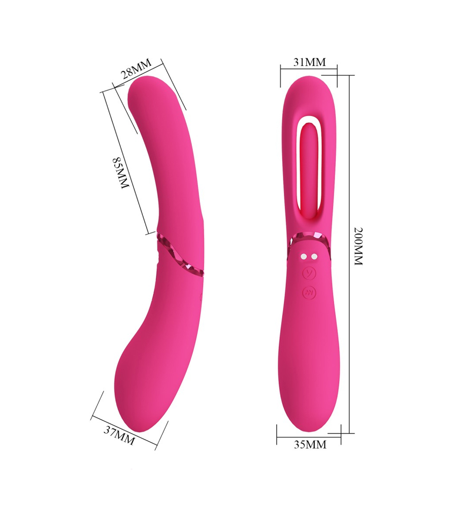 Romance Lexie Pink – silikonski vibrator - image 6