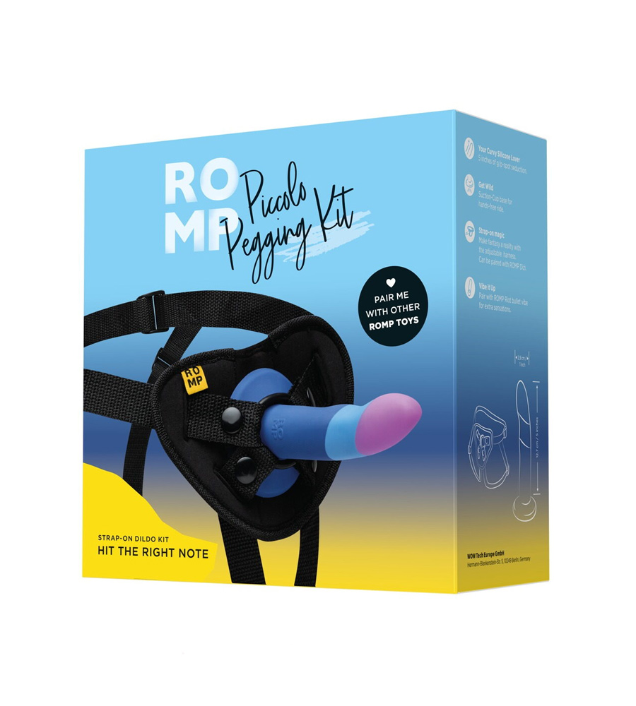 Romp Piccolo Pegging Kit – strap-on pojas i dildo - image 2