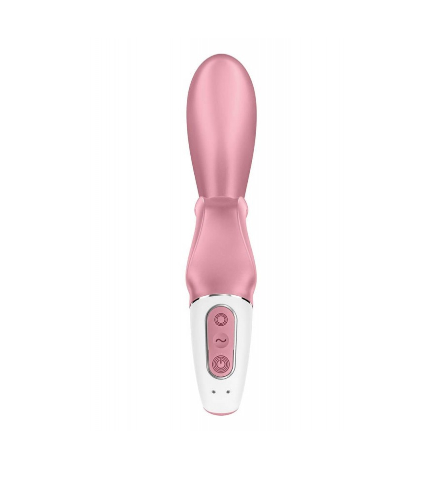Satisfyer Hug Me Pink – silikonski rabbit vibrator + APP upravljanje - image 5