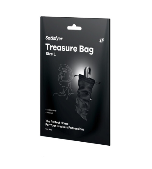 Satisfyer Treasure Bag L Black – vrećica za pohranu igračaka - image 2