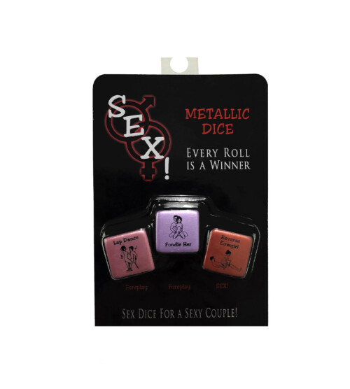 Sex! Metallic Dice – kockice za parove
