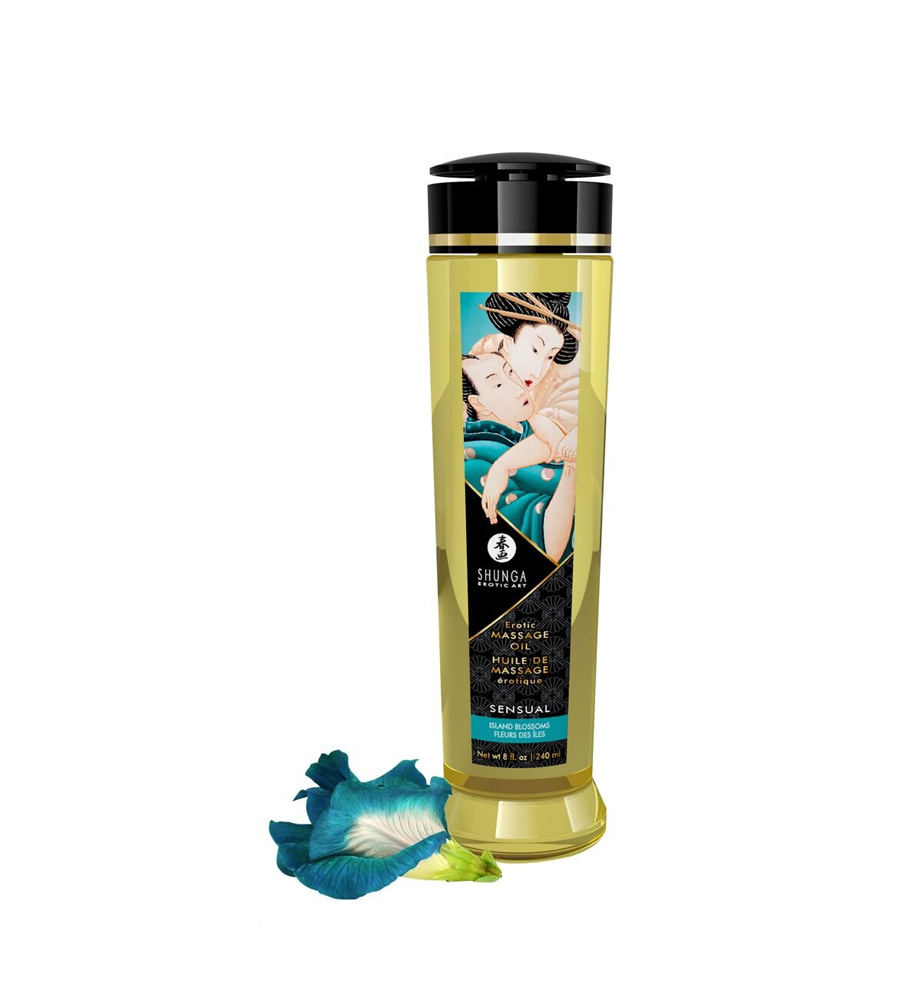 Shunga Erotic Island Blossom – senzualno masažno ulje