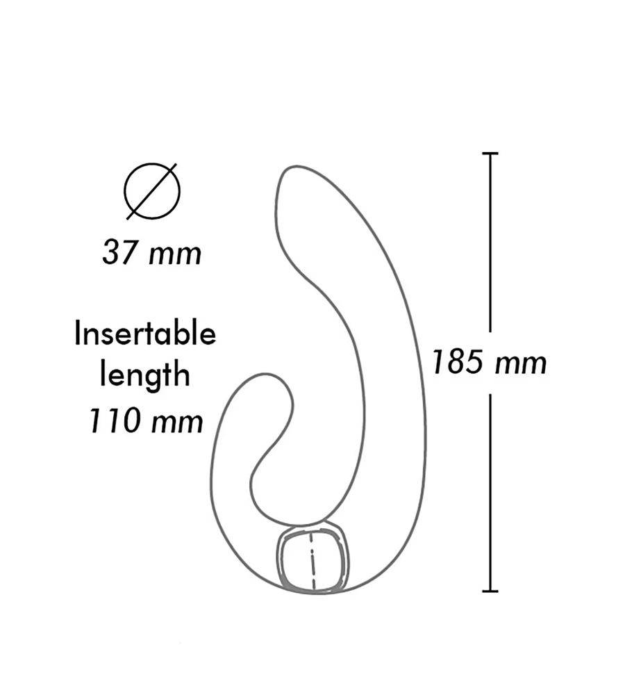 Shunga Miyo Raspberry – silikonski rabbit vibrator - image 3