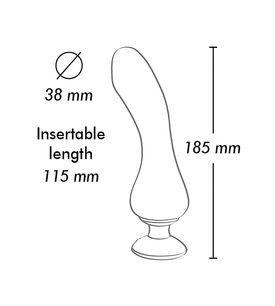 Shunga Sanya Raspberry – silikonski vibrator, 18.5 cm - Slika 4