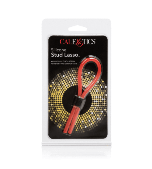 Silicone Stud Lasso Red - podesivi penis prsten - image 2
