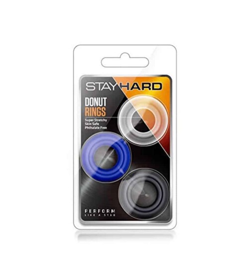 Stay Hard Donut Rings - 3 penis prstena - image 2