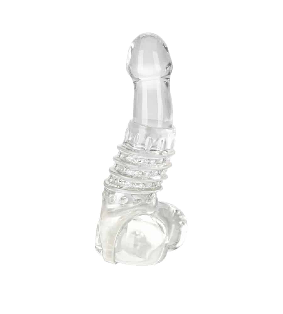 Stimulation Enhancer Transp.- navlaka s penis prstenom - image 2