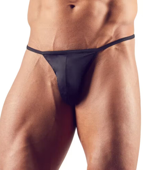 Svenjoyment Stretchy String Black – muške tanga gaćice