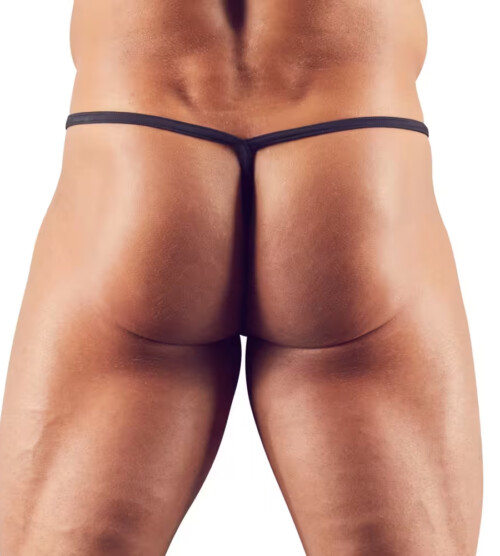 Svenjoyment Stretchy String Black – muške tanga gaćice - image 2