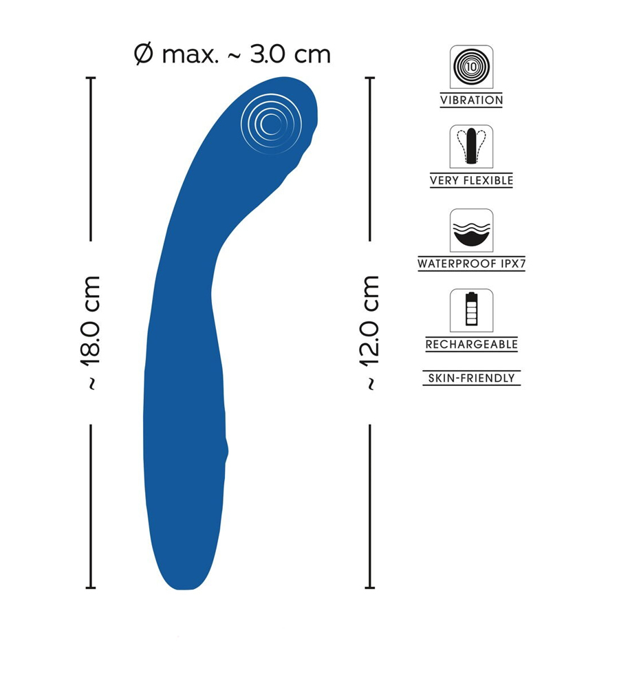 Sweet Smile Flexible G-Spot – silikonski vibrator - image 12