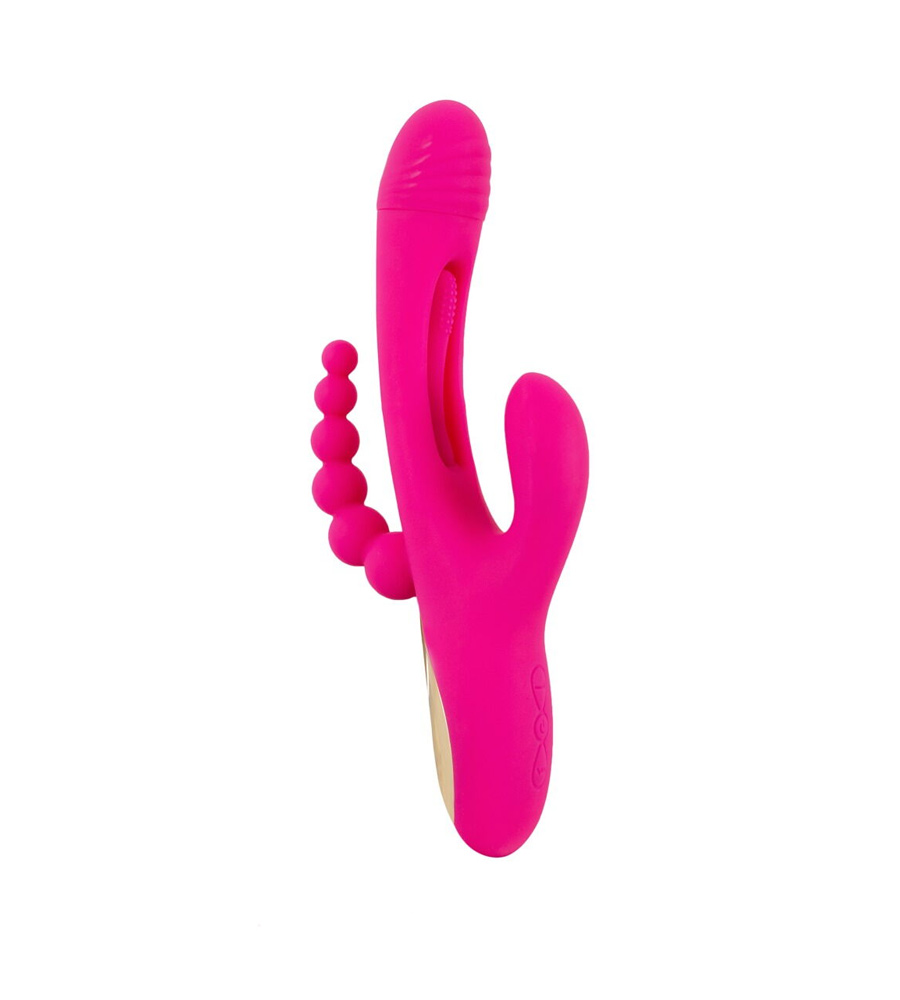 Sweet Smile Flicking Tongue Triple Vibe – pomični rabbit vibrator - image 3