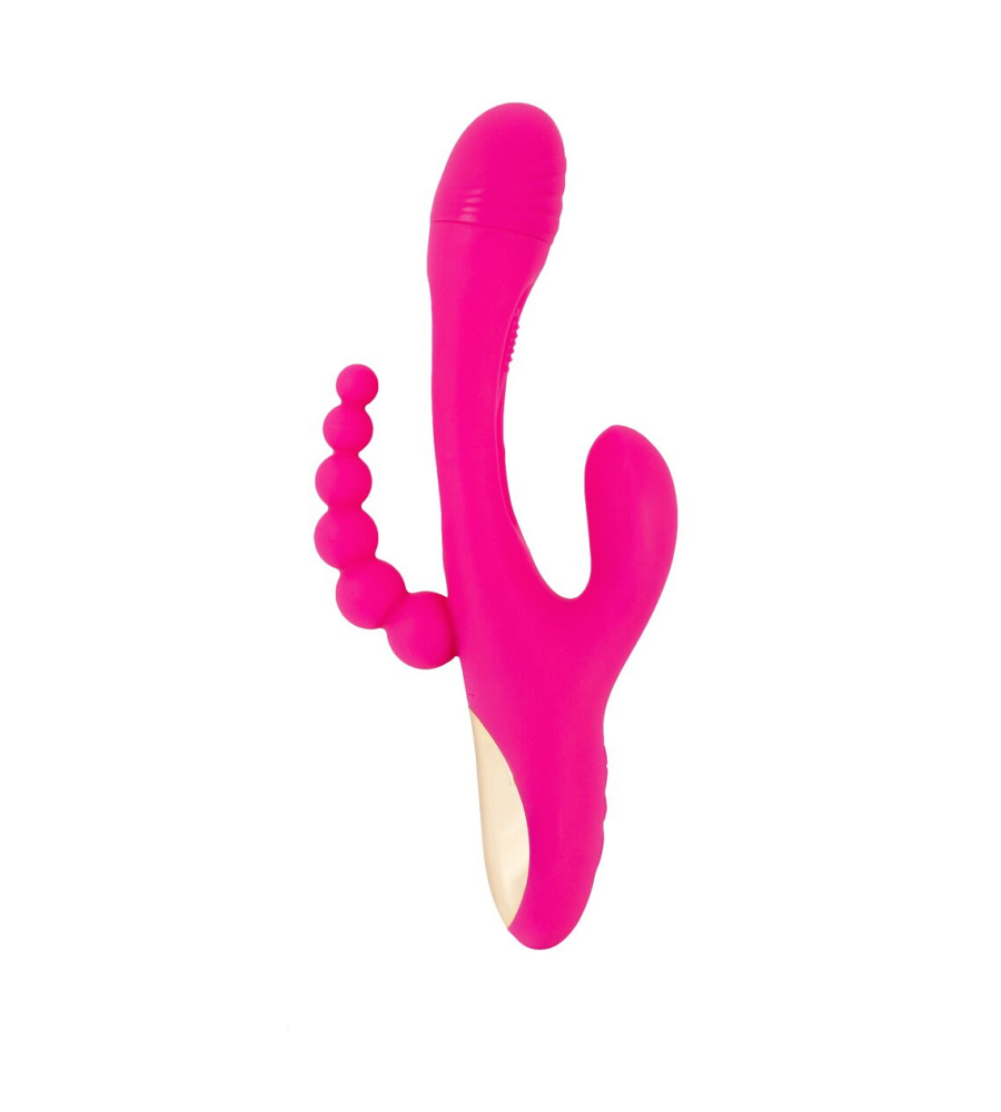Sweet Smile Flicking Tongue Triple Vibe – pomični rabbit vibrator - image 4