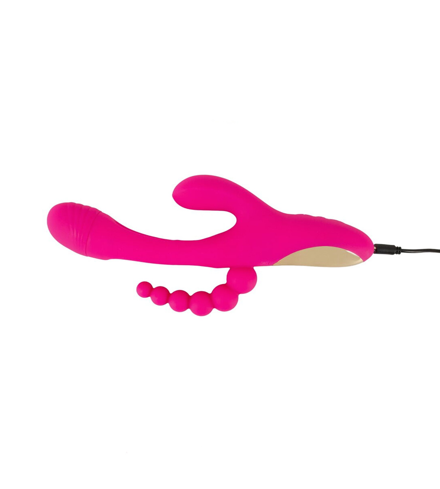 Sweet Smile Flicking Tongue Triple Vibe – pomični rabbit vibrator - image 5