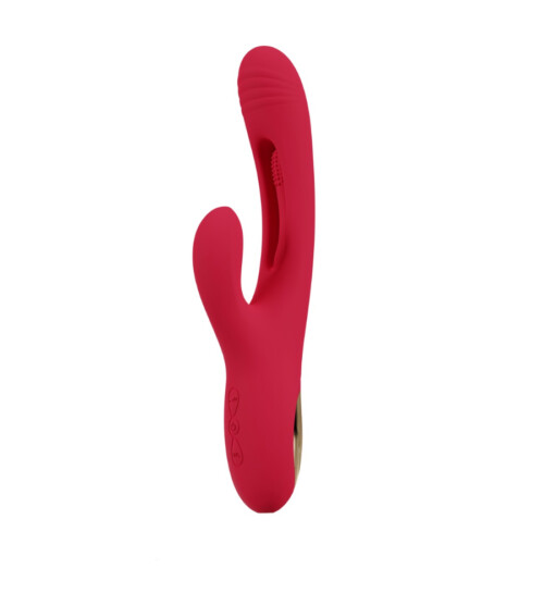 Sweet Smile Rabbit Flick Red – pomični rabbit vibrator