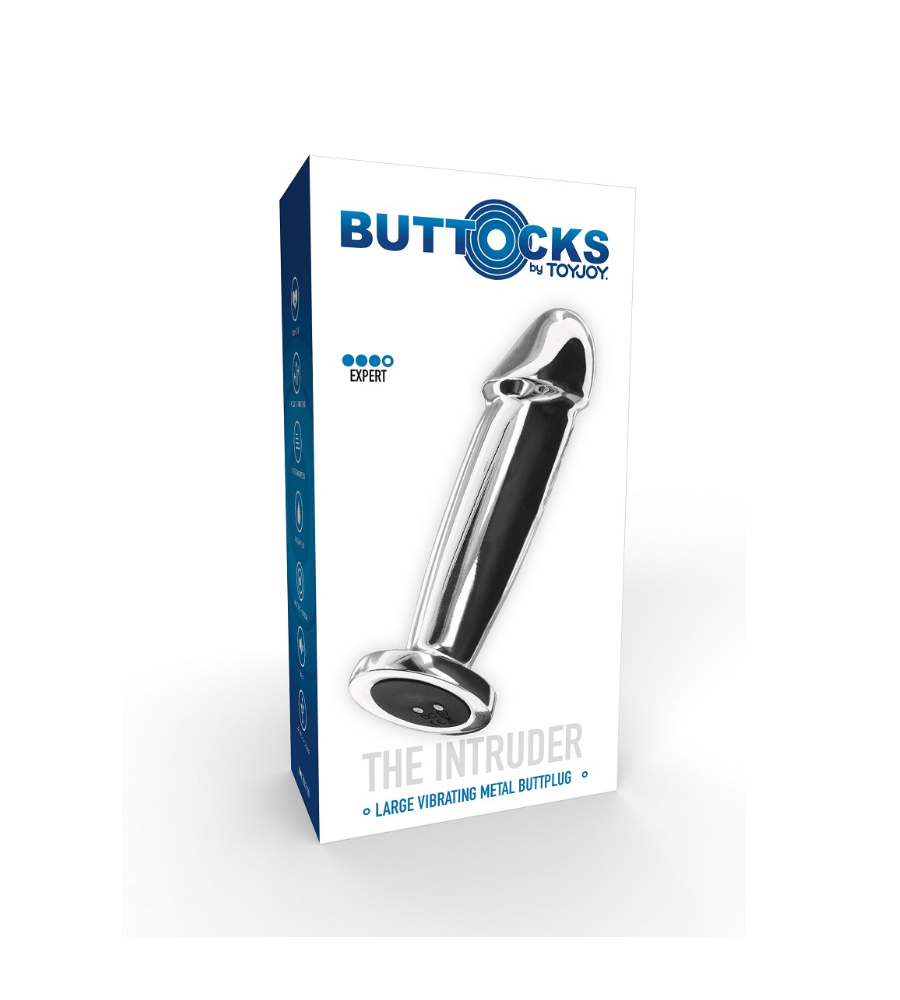 TOYJOY The Intruder Buttplug – vibrirajući metalni analni plug - image 2