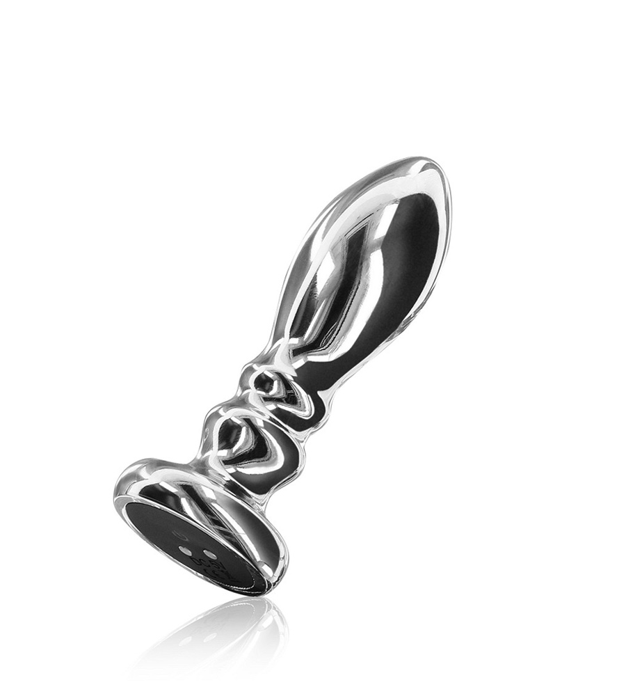 TOYJOY The Slider Large – vibrirajući metalni analni plug