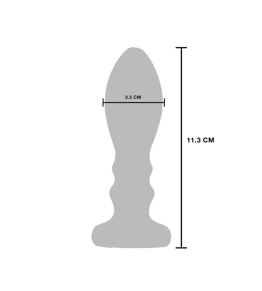 TOYJOY The Slider Large – vibrirajući metalni analni plug - image 4