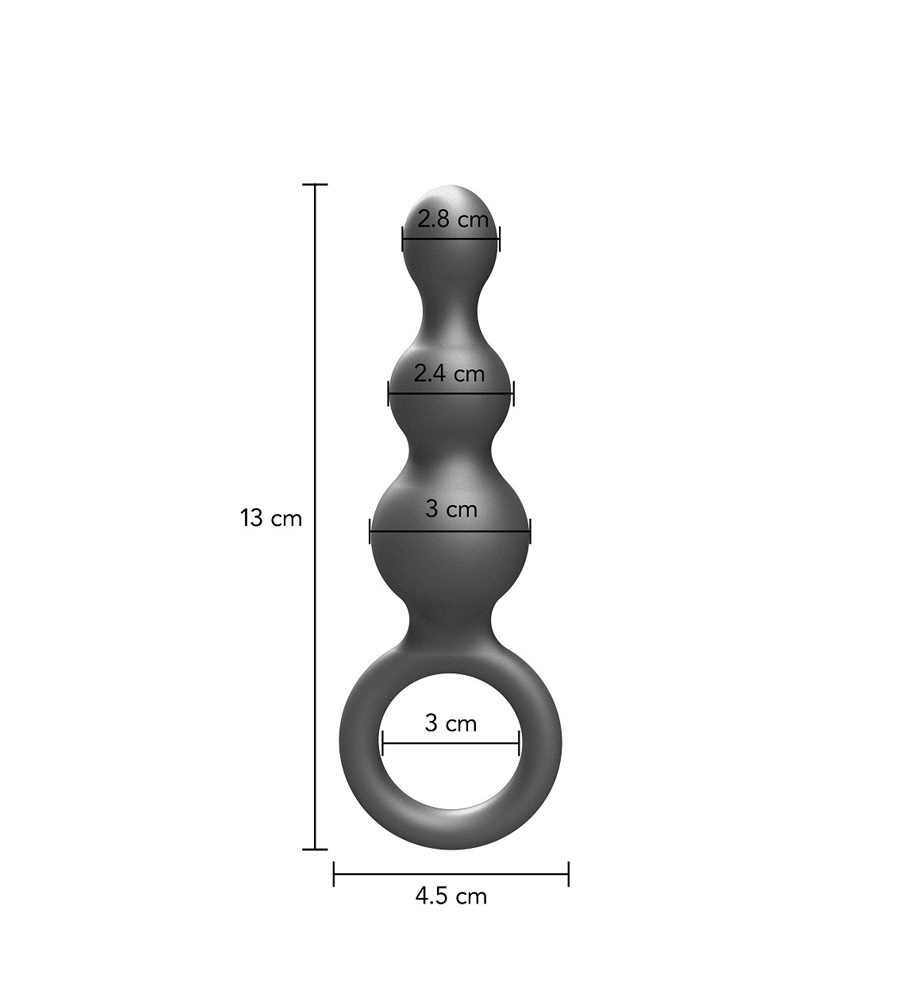 TOYJOY The Stuffer 3-Balls – silikonske analne kuglice - image 4