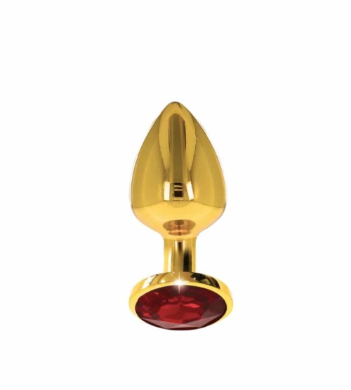Taboom Diamond Jewel L Gold – metalni analni plug