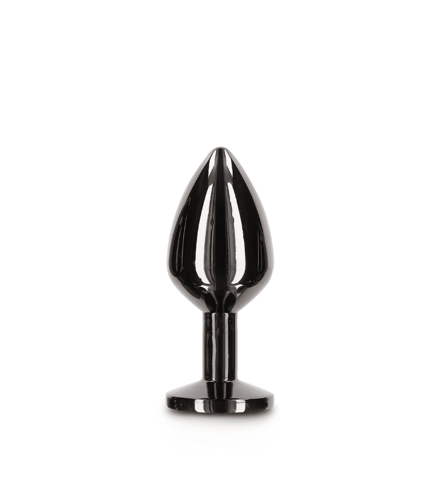 Taboom Diamond Jewel M Black - metalni analni plug - image 2