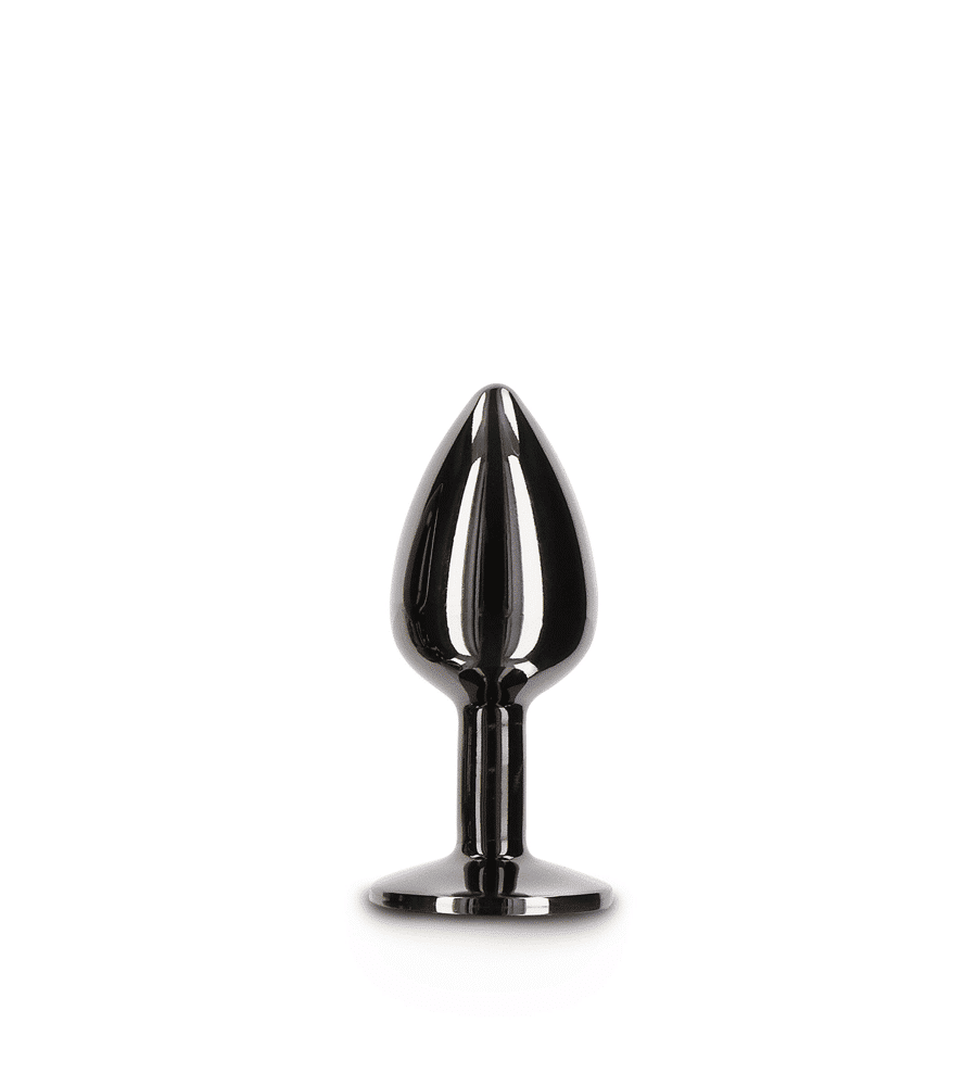 Taboom Diamond Jewel S Black – metalni analni plug - image 2