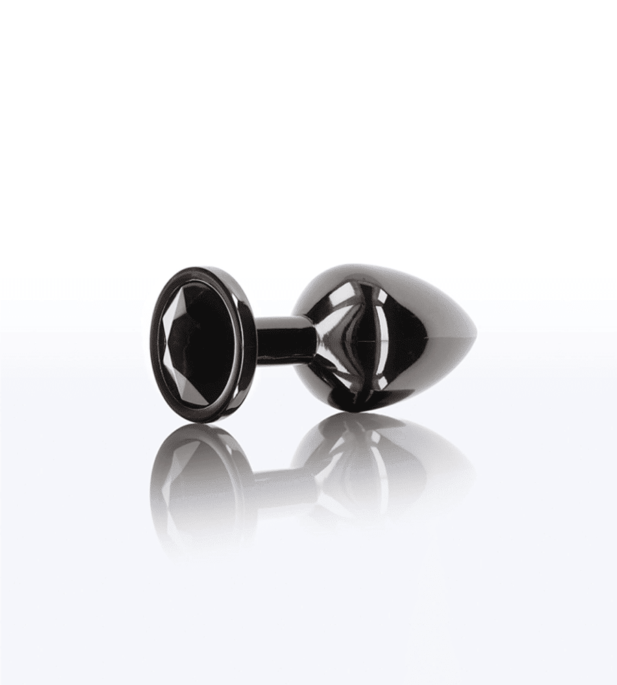 Taboom Diamond Jewel S Black – metalni analni plug