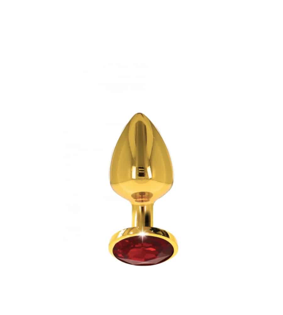 Taboom Diamond Jewel S Gold – metalni analni plug