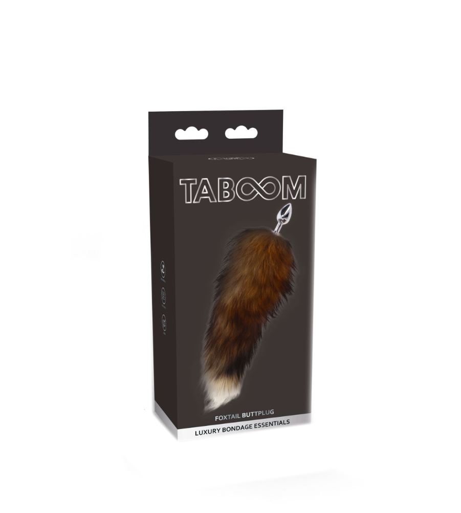Taboom Foxtail Butt Plug - metalni analni plug - image 2