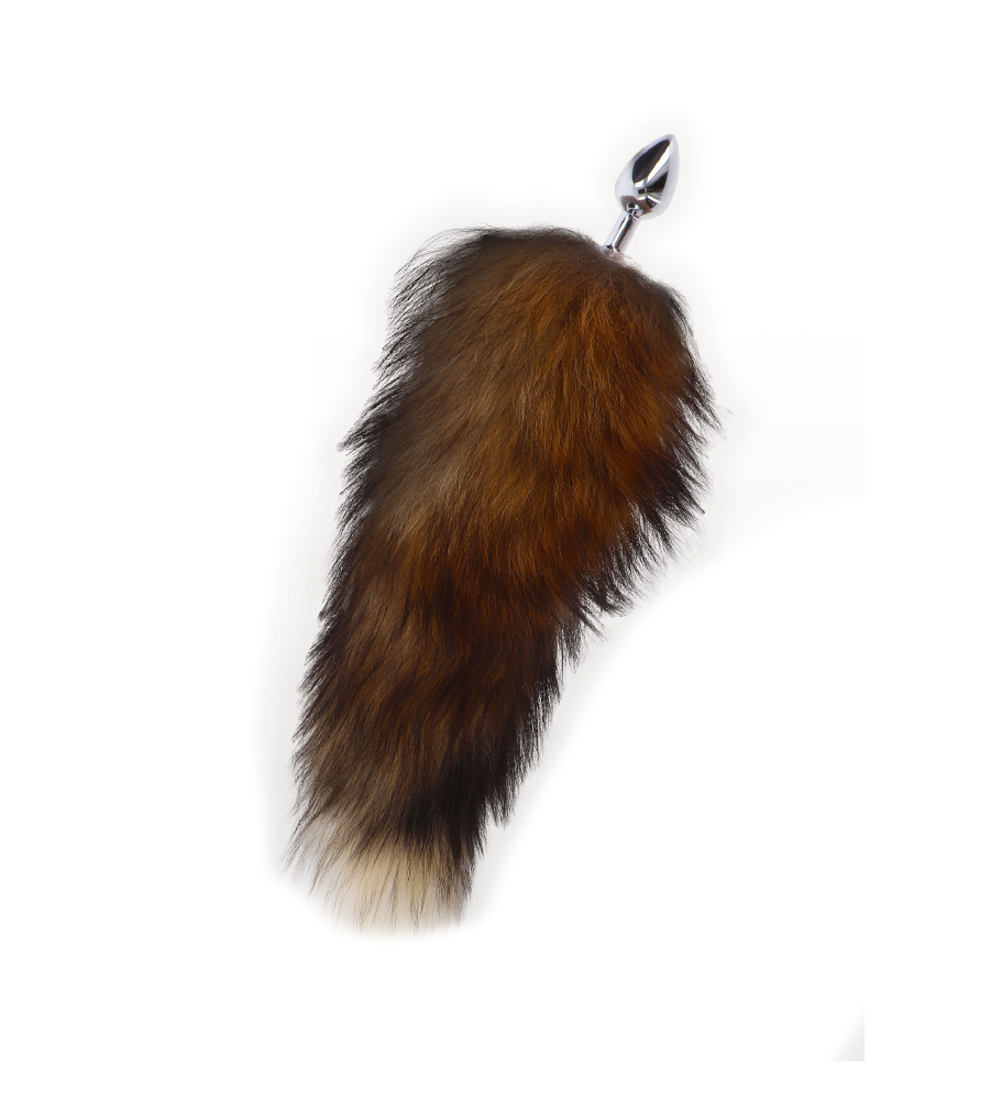 Taboom Foxtail Butt Plug - metalni analni plug - image 3