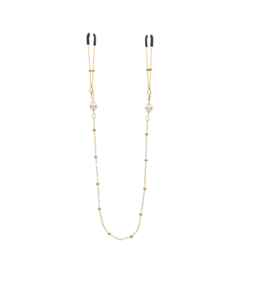 Taboom Tweezers Pearl & Deluxe Chain – štipaljke za bradavice