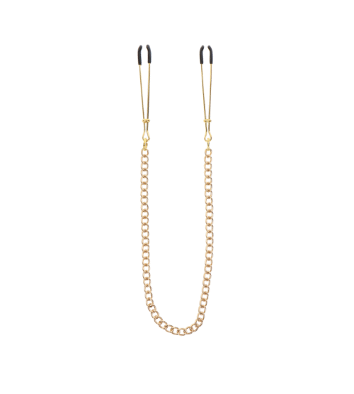 Taboom Tweezers With Chain Gold – štipaljke za bradavice