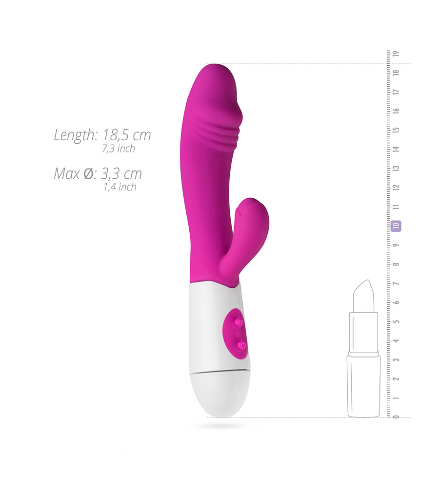 Teazers Realistic Rabbit Vibrator Pink – silikonski rabbit vibrator - image 6